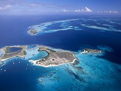 Aerial View of Archipelago Los Roques, Venezuela